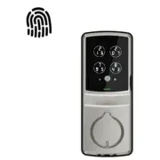 Lockly Secure Plus Smart Deadbolt Lock - Satin Nickel Fingerprint / Bluetooth /