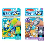 Melissa & Doug Sticker Wow Pad w/ Stamper Activity Set Turtle/Cat Combo 3y+