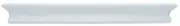 2 Pack Floating Shelf, Beveled Design, White, 18-In. 515604