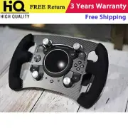 SIM Racing Steering Wheel PC Gaming Racing Wheel w/ Suede Grip for Thrustmaster