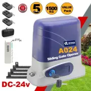 RITROX DC A024 Sliding Gate Motor/Opener 4/5/6/7/8m Rack long Range Remote New