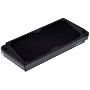 Alphacool NexXxos ST30 Full Copper X-Flow Radiator, 240mm, Dual Fan, Black