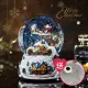 【JARLL讚爾藝術】幸福的雪白聖誕水晶球音樂盒(生日情人告白 結婚 聖誕禮物 交換禮物 聖誕裝飾)
