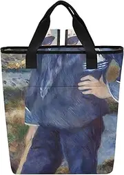 Joitme Bierstadt Albert Yosemite Valley California Cooler Bags 36 Cans Soft Side Coolers Insulated Leakproof Soft Insulated Tote Backpack for Travel