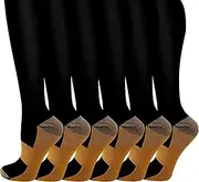 Bropite Compression Socks for Women & Men Circulation-Compression Socks 20-30 mmhg-Best for Running,Medical,Nurse,Travel.