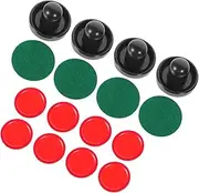GARVALON 2 Set Air Hockey Accessories Hockey Puck Air Hockey Hockey Pushers Puck Game Air Hockey Table Full Size Sling Puck Board Game Air Hockey Game Table Hockey Game Puck Abs