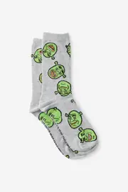 [Typo] Typo - Shrek Crew Sock M/L - Lcn uni shrek ydg SOLID LCN UNI SHREK YDG