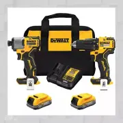 DEWALT 20V MAX Brushless Hammer Drill & Impact Driver Kit, 1.7Ah (DCK228E2)