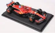 BBURAGO 1:18 2024 FERRARI FORMULA 1 F1 SF24 #55 Carlos Sainz Model CAR