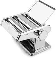 Pasta Maker Machine, Stainless Steel Manual Pasta Making Machine, Table Top Clamp Spaghetti Measuring Tool for Making Lasagne