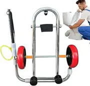 Toilet Jack Lifter Cart - Toilet Installation Jack,Foldable Support Tool for Plumber Repairing and Positioning Heavy Duty Equipment
