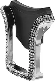 U-Shape Rhinestone Car Phone Holder Telescopic Air Vent Bracket Fit Phone Sizes Easy Install