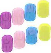 KICHOUSE Travel Pack Boxed Soap Flakes Disposables Hand Soap Tablets for The-go Camping and Outdoor Activities Gentle for Face Hands Bath Random Color