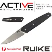 Ruike P848-B Linerlock Black G-10 Folding Pocket Knife