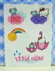 【震撼精品百貨】Hello Kitty 凱蒂貓~KITTY貼紙-紋身貼紙-雨傘
