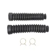 1985-1987 FOR HONDA ATC BIG RED 250ES NEW FRONT FORK SHOCK BOOTS - BLACK ATV