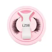 Lashie - Natural Magnetic Multipack False Eyelashes (Various Designs) LZ08 - Black - One Size