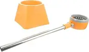 HONMEET Hair Dryer Bracket Floor-standing Punch Rack for Hair Dryer Storage Rotating Design for Comfortable Angle