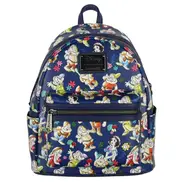 Loungefly Disney Snow White and the Seven Dwarfs - Floral Watercolor US Exclusive Mini Backpack