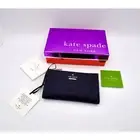 KATE SPADE NEW YORK Burgess Court Mikey Wallet, Glitter design, Navy Blue, 77-14