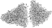 NUOBESTY Glitter Fragments Craft Glitter Bulk DIY Art Epoxy Nails High-Gloss Fine Shards 200g Silver Color 1-3mm