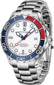 [DAOLVEN] Pagani Design 007-Model 1667 Men's Automatic Watches, NH35 Movement Stainless Steel 100M Waterproof Men Self Winding Wrist Watch