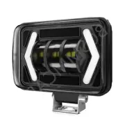 80W 12V Spot Square LED Work Light Bar Lamp Headlight Offroad SUV ATV Car Truck (for: Peugeot)