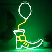 Hanging Art Neon Signs Balloons Neon Sign LED Light for Wall Decoration USB Powered for Home Bar Bedroom Party Illuminated Lamp 23.2cm×37cm