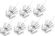 7Pcs Luminous Octopus Hooks Durable Fishing Gears for Night Fishing Fluorescent Design for Attracting Squid and Fish for Sea