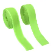 Sew on Hook and Loop Tape, 1 Inch Nylon Fastener Strips 2 Yards (Green)