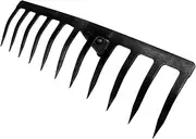 Outanaya 1Pc Prong Grass Rake Heavy Duty Soil Loosening Tool for Gardening for Weeding and Digging Durable Design for Soil Aeration and Cultivation