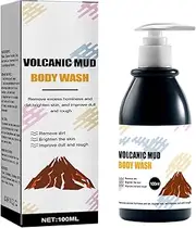 Brightening and Moisturising Shower Gel, Volcanic Mud Body Wash, Whitening Volcanic Mud Body Wash Shower Gel, Volcanic Mud Body Wash