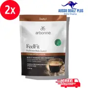 2X-Arbonne FeelFit Pea Protein Shake Simply1 Coffee Flavour - Free AU Post