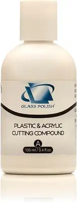 Glass Polish 14012 Plastic & Acrylic Cutting Compound with Micro Abrasives fo...