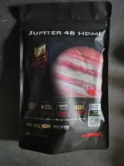 AudioQuest Jupiter 48 ( Jupiter ) 8Ft. 4K-8K-10K HDMI Cable - Red New Sealed