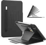 ZAULER Rainbow Kids Case for iPad 5th(2017)/Air 1st(2013) Gen 9.7 inch - Silicone Push Bubble Cover Tablet Cover with Foldable Kickstand and Strap