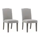 Cafe Lighting & Living Lethbridge Dining Chair, Set of 2 (Taupe)