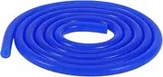 X AUTOHAUX Silicone Vacuum Tubing Hose Automotive Vacuum Line High Temperature 6Ft 1/4" 6mm ID 2.5mm Thickness 1 Pcs Blue 130PSI Max Pressure