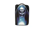 Loungefly The Nun Cosplay Glow Zip Around Leather Wallet Money Bill Organiser