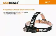 Acebeam H17 2000 Lumens 3X LH351D Samsung LED Rechargeable headlamp