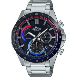 【CASIO 卡西歐】EDIFICE 三眼 運動計時碼錶 漸變系列(EFR-573HG-1A)