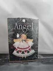 Angel Counted Cross Stitch Christmas Ornament Trees Hearts Dress Clothespin KIT