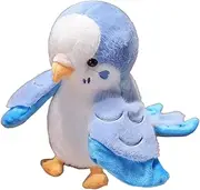 CoudarTitie Parrot Hand Puppet, Realistic and Cute Toy for Teaching, Storytelling, Role Playing, Blue