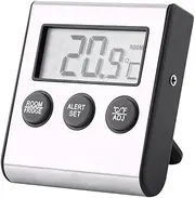 Digital Fridge Thermometer, New Digital LCD Refrigerator Temperature Fridge Freezer Room Thermometer with Magnet and Stand