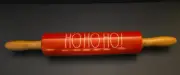 Rae Dunn Red "Ho Ho Ho" 19" Artisian Collection Rolling Pin NEW WITH TAG