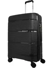 [PIERRE CARDIN] Normandy Medium Hard Shell Suitcase 65cm in Black