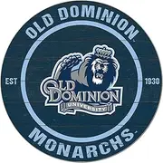 KH Sports Fan Old Dominion Monarchs Colored Circle Sign, 20x20 Inches, Monarchs Decor for Dorm, Bedroom, Fan Cave, Living Room; Display Your Team Spirit with This Unique Old Dominion Monarchs Wall Art