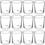 [PMLAND] Clear Glass Votive Candle Tealight Holders - Bulk Pack of 12