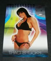 2017 Benchwarmer TRACI BROOKS Dreamgirls #117 Pink Foil/10 PLAYBOY Wrestler TNA