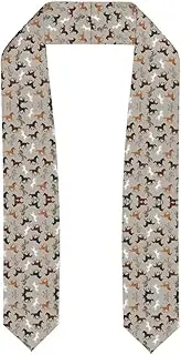[SKKNT] Cute Horse Print Graduation Shawl Stole For Academic Commencements Honor Sash Congratulations Gift